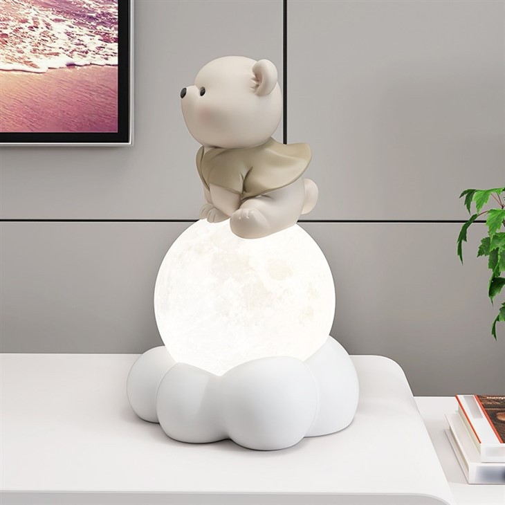 Bear Sitting LED Luminous Statue
