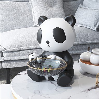 Panda förvaringsstaty